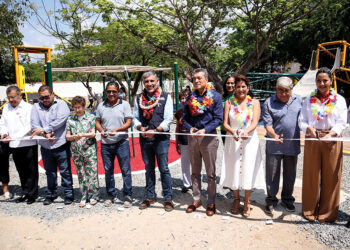 SOP reconstruye las instalaciones del parque del ISSSTE en Tuxtla Gutiérrez