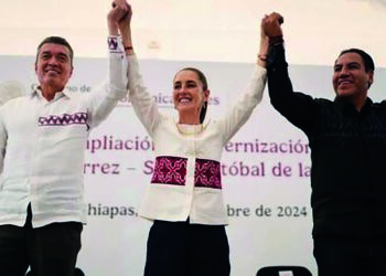 Presidenta Claudia Sheinbaum visitó Chiapas