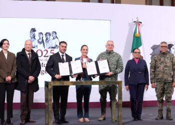 Sheinbaum firmó iniciativas en materia de seguridad