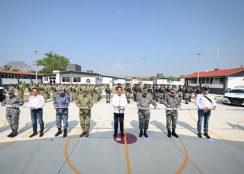 Eduardo Ramírez inaugura nueva unidad de la Guardia Nacional en Villaflores