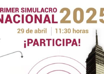 Todo listo para el primer Simulacro Nacional del 2025