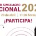Todo listo para el primer Simulacro Nacional del 2025