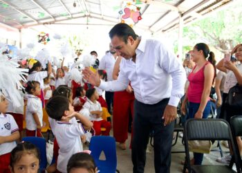 Eduardo Ramírez fortalece infraestructura educativa y reafirma su compromiso con la niñez y juventud