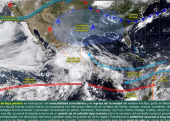 Los estados más afectados por Erick, el huracán que está afectando a la república