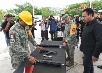 Destrucción de armas, un paso más en el camino hacia la paz en Chiapas: Eduardo Ramírez