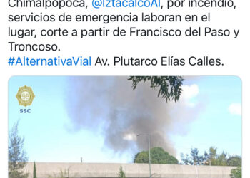 Se incendia fábrica de Iztacalco, alcaldía de la Ciudad de México