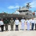 Eduardo Ramírez recorre el buque ARM Chiapas y reconoce labor de la Zona Naval