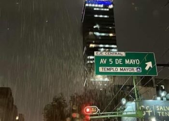 Se activa alerta roja por granizo y lluvias en Ciudad de México