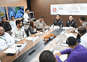 Eduardo Ramírez encabeza coordinación de medidas de prevención y atención por lluvias intensas en Chiapas
