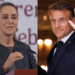 Gracias Presidenta, hasta pronto en París: Dice Macron a Sheinbaum después de su visita a México