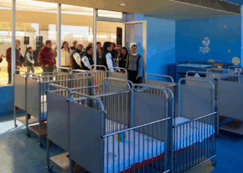 Sheinbaum supervisa avances en construcción del Centro de Cuidado Infantil de Ciudad Juárez