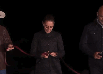 Inaugura Claudia Sheinbaum carretera Bavispe-Nuevo Casas Grandes, en la sierra de Sonora