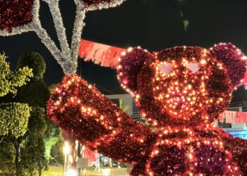 💕 Así luce el Parque de Berriozábal en el mes del amor