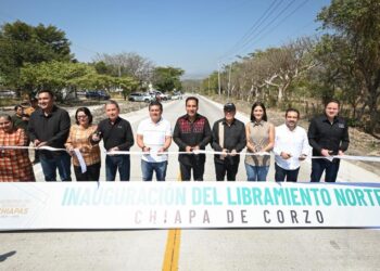 Eduardo Ramírez inaugura Libramiento Norte y activa paquete de obras en Chiapa de Corzo