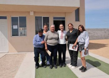 Sheinbaum inicia entrega de viviendas en Nuevo León