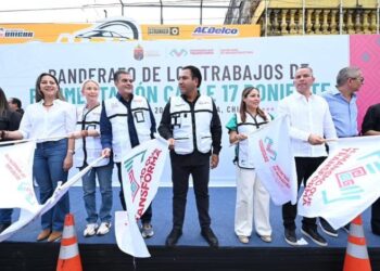 Eduardo Ramírez inicia modernización de la Calle 17 Poniente-Oriente de Tapachula, con una inversión de 137 mdp