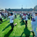 Celebra Sheinbaum récord Guinness por la clase de futbol masiva en el Zócalo