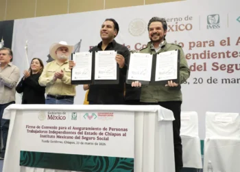 Firman convenio para el aseguramiento de Personas Trabajadoras Independientes al IMSS