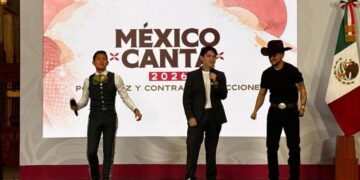 Presentan edición 2026 de México Canta con Majo Aguilar y Junior H