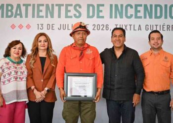Eduardo Ramírez reconoce labor de combatientes forestales de Chiapas y reafirma el respaldo de su gobierno