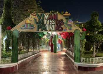 Llegaron las Fiestas Patrias al Parque de Berriozábal